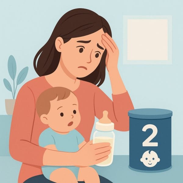 Erreur lait 2ème âge au lieu du 1er âge : grave ou pas ?