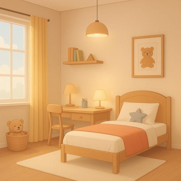 Le secret d’une chambre d’enfant confortable réside dans l’éclairage Le secret d’une chambre d’enfant confortable réside dans l’éclairage